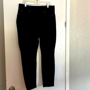 Black Levi Pull On Jeans